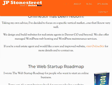 Tablet Screenshot of jpstonestreet.com